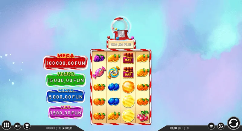 Sweet Candy Cash Stash - moedas de dinheiro na rodada Hold and Win